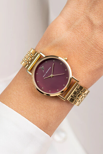 Burgundy Swan Gold EKF-5714GQ