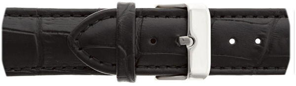 Mitchell Croco Black Leather FCL-B001S