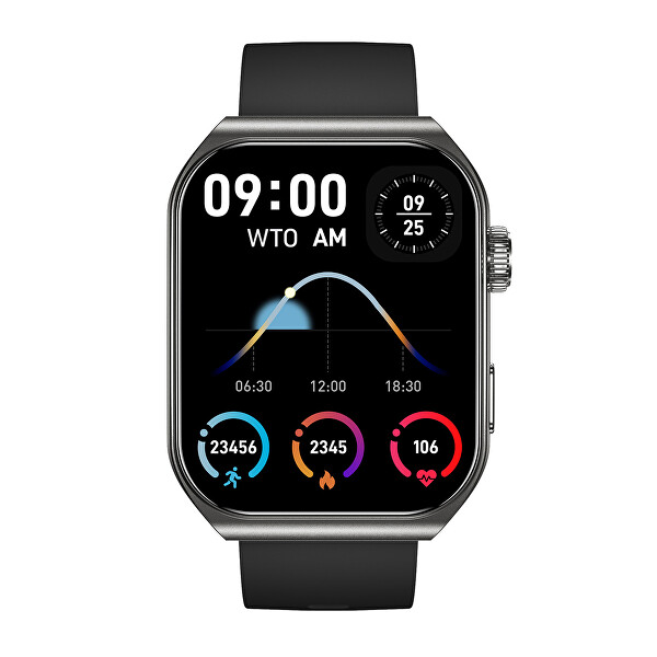 Geschenkset Smartwatch SWM-300 Tiron SMAWASWM300FOBK + Ersatzarmband