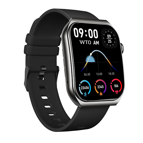 Geschenkset Smartwatch SWM-300 Tiron SMAWASWM300FOBK + Ersatzarmband