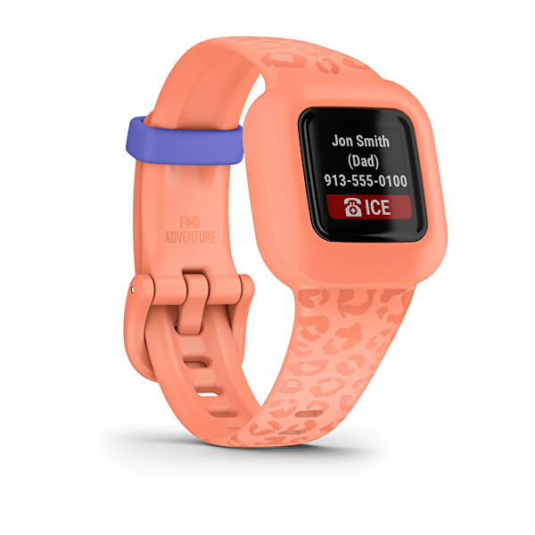 Vívofit jr. 3 - Peach Leopard 010-02441-04