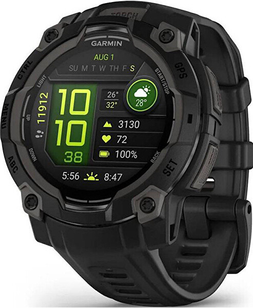 Instinct 3 AMOLED 45mm, Black 010-02936-00