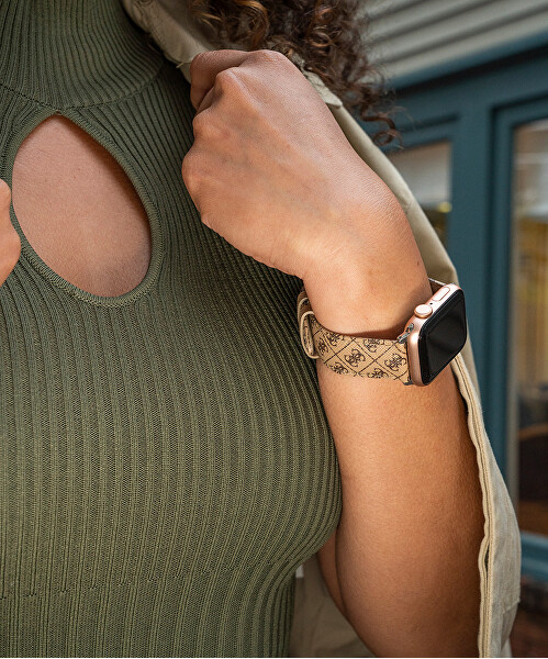 Cinturino in pelle per Apple Watch (38 - 41 mm) - Chocolate Brown CS2001S1