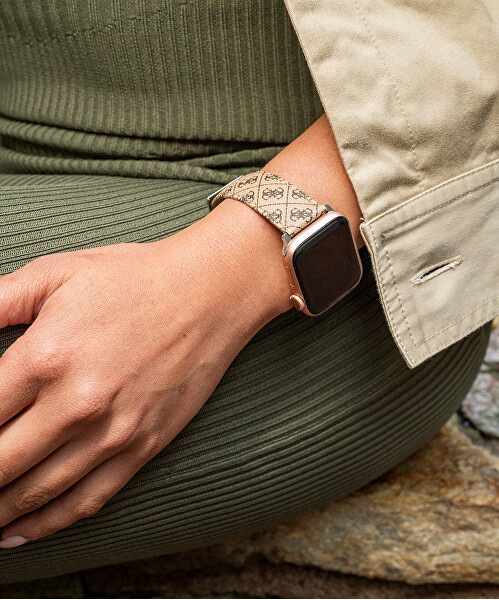 Kožený řemínek pro Apple Watch (38 - 41 mm) - Chocolate Brown CS2001S1