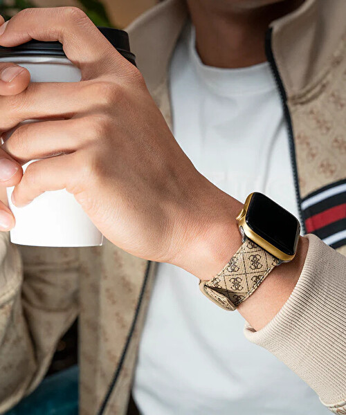Kožený řemínek pro Apple Watch (42 - 45 mm) - Chocolate Brown CS3001S1