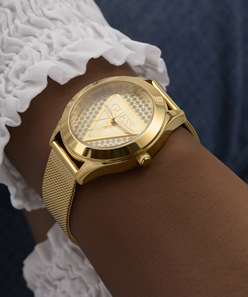 Ladies Gold Tone Analog Watch GW0835L2