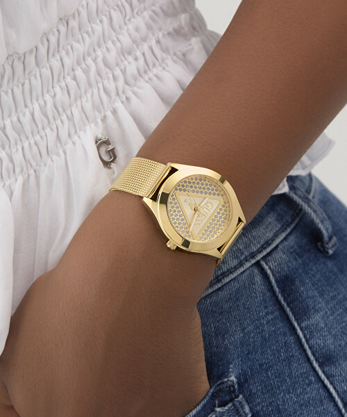 Ladies Gold Tone Analog Watch GW0835L2