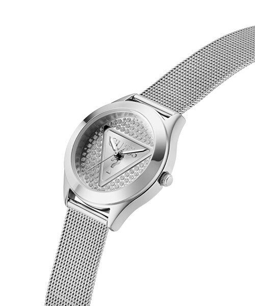 Ladies Silver Tone Analog Watch GW0835L1