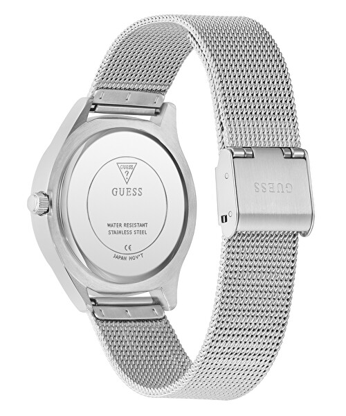 Ladies Silver Tone Analog Watch GW0835L1