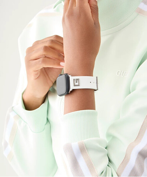Silikonový řemínek pro Apple Watch (38 - 41 mm) - White CS2022S1