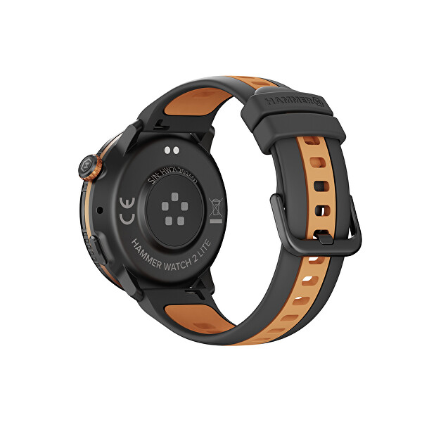 Chytré hodinky Hammer Watch 2 lite oranžovo-černé