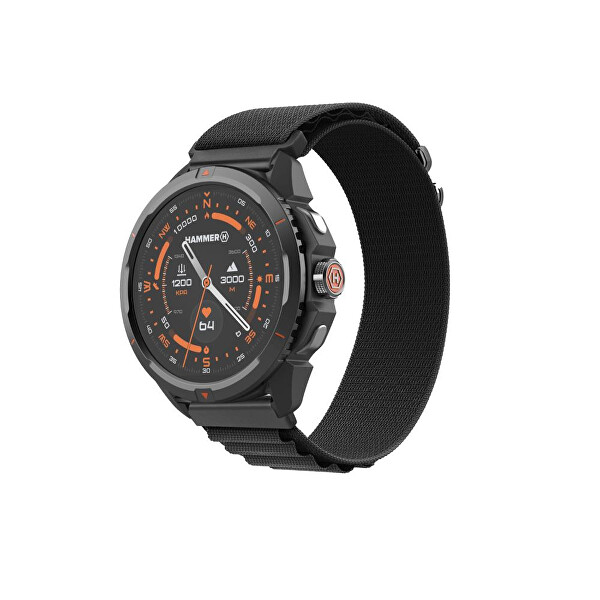 Chytré hodinky Hammer Watch 2 oranžovo-černé