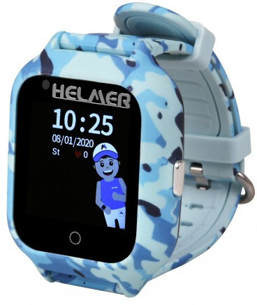 Chytré dotykové hodinky s GPS lokátorem a fotoaparátem - LK 710 4G modré