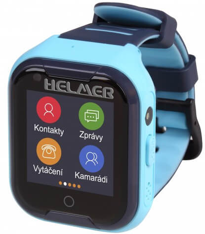 SLEVA - LK 709 4G modré - dětské hodinky s GPS lokátorem, videohovorem