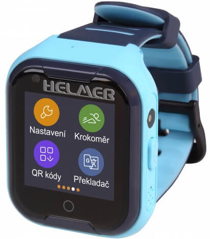 LK 709 4G kék - gyermek óra GPS lokátorral és videohívással