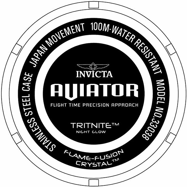 Aviator Quartz 33038