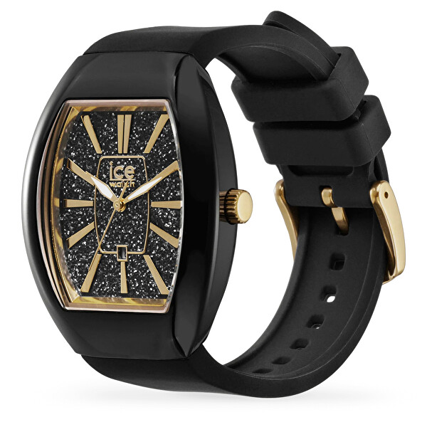 ICE Dome Black Glitter Gold 024030