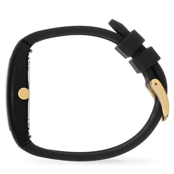 ICE Dome Black Glitter Gold 024030