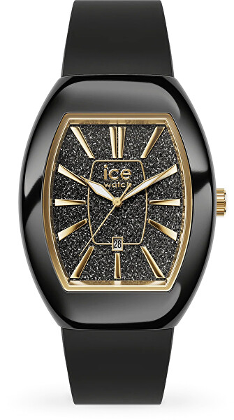 ICE Dome Black Glitter Gold 024030