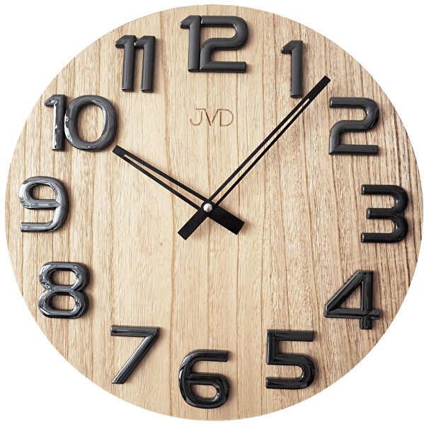 Nástěnné hodiny dřevěné HT97.4