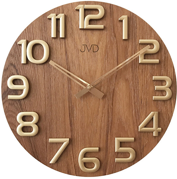 Nástěnné hodiny dřevěné HT97.5