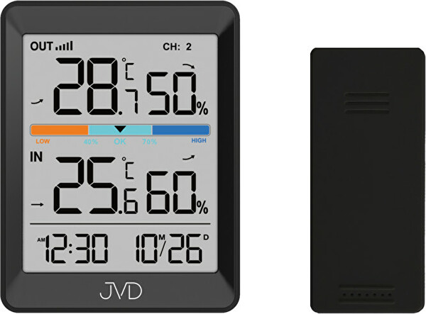 Digitaluhr mit Thermometer und Hygrometer T3340.1