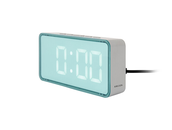 Dizajnové LED hodiny - budík 6040BL