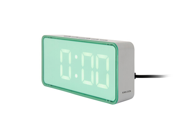 Dizajnové LED hodiny - budík 6040GR