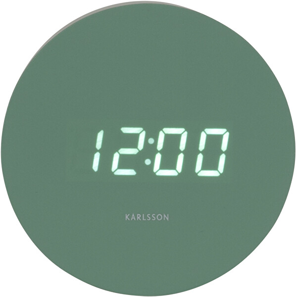 Designové LED hodiny s budíkem KA5981GR