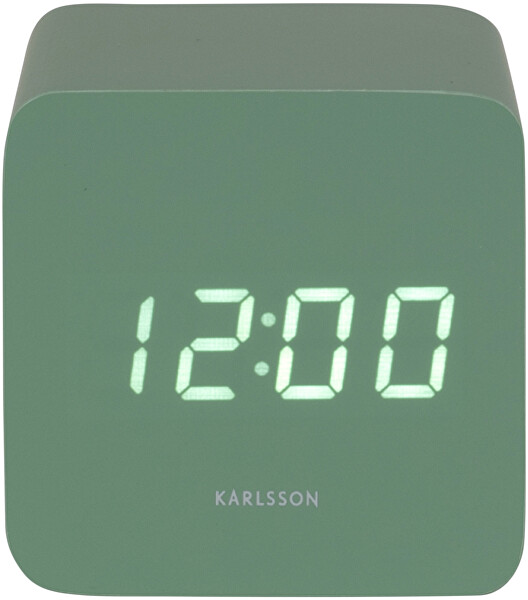 Designové LED hodiny s budíkem KA5982GR
