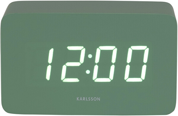Designové LED hodiny s budíkem KA5983GR