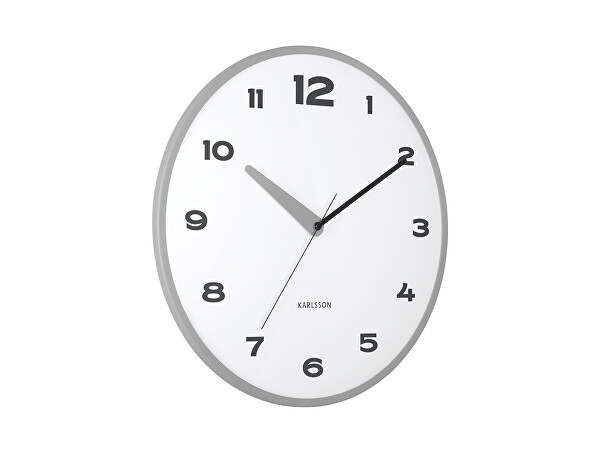 Designové nástěnné hodiny 6028GY