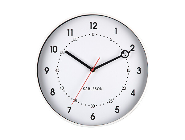 Designové nástěnné hodiny 6038WH