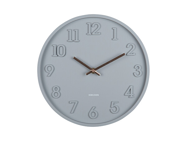 Designové nástěnné hodiny 6041GY