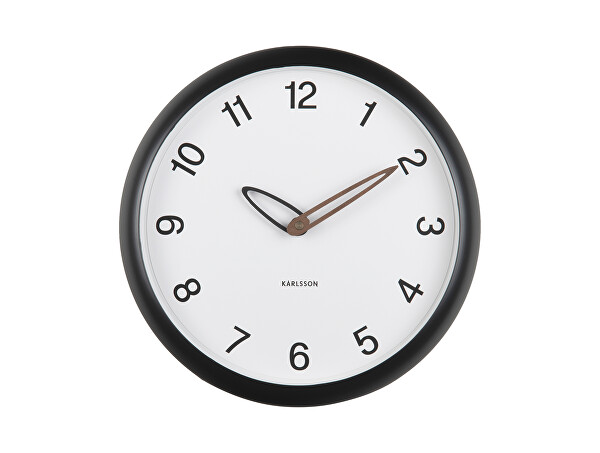 Designové nástěnné hodiny 6043BK