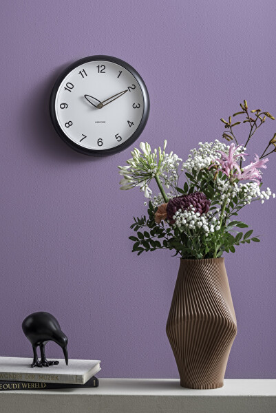 Designové nástěnné hodiny 6043BK