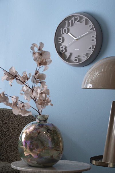 Designové nástěnné hodiny 6052WG