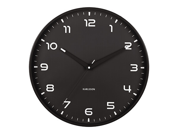 Designové nástěnné hodiny 6053BK