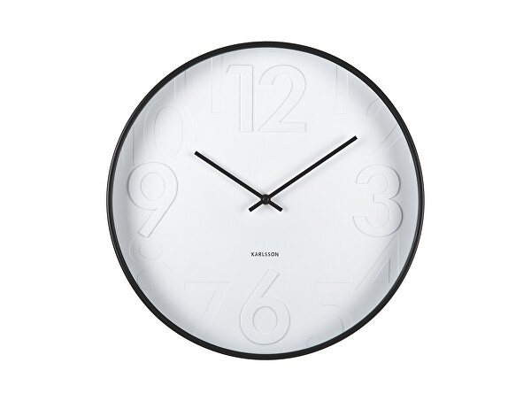 Designové nástěnné hodiny 6063BK