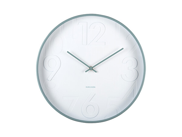 Designové nástěnné hodiny 6063BL