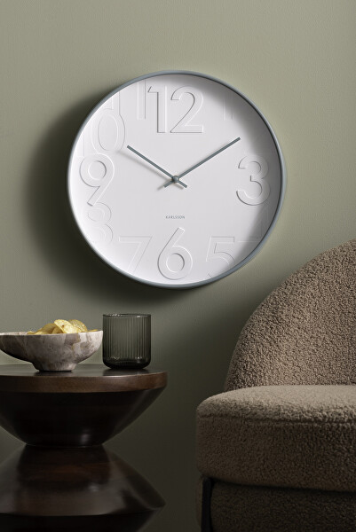 Designové nástěnné hodiny 6063BL