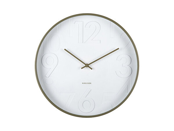 Designové nástěnné hodiny 6063GR