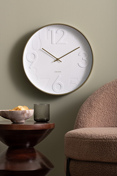 Designové nástěnné hodiny 6063GR