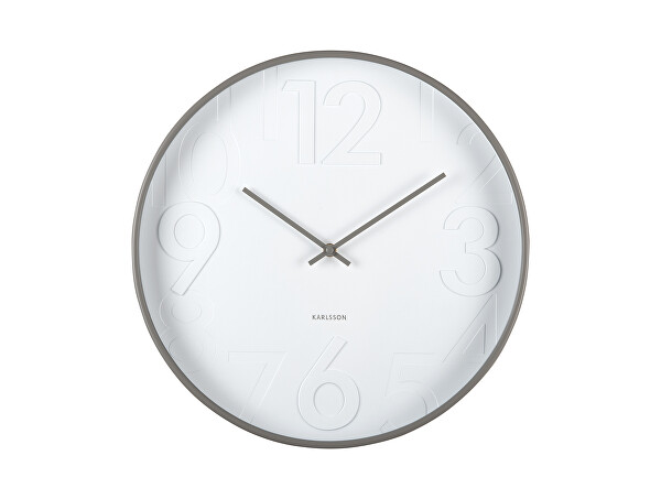 Designové nástěnné hodiny 6063GY