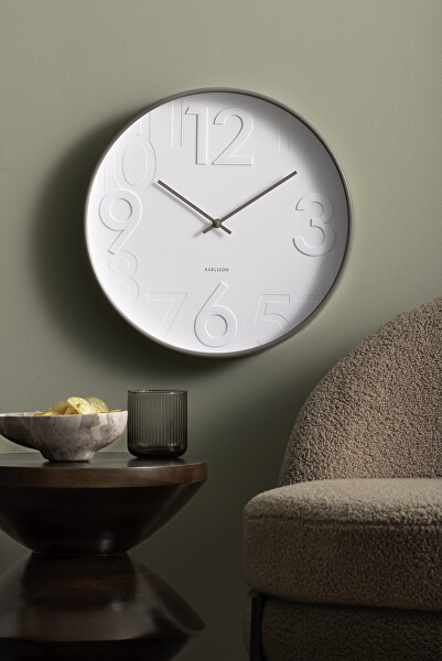 Designové nástěnné hodiny 6063GY