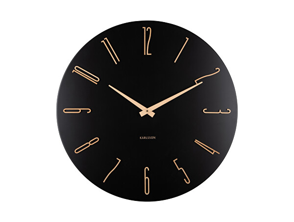Designové nástěnné hodiny 6073BK