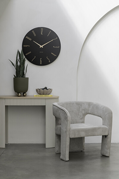 Designové nástěnné hodiny 6073BK
