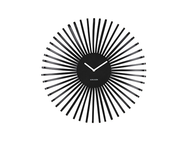 Designové nástěnné hodiny 6075BK