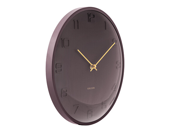 Designové nástěnné hodiny 6084BR