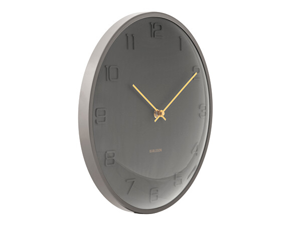Designové nástěnné hodiny 6084GY